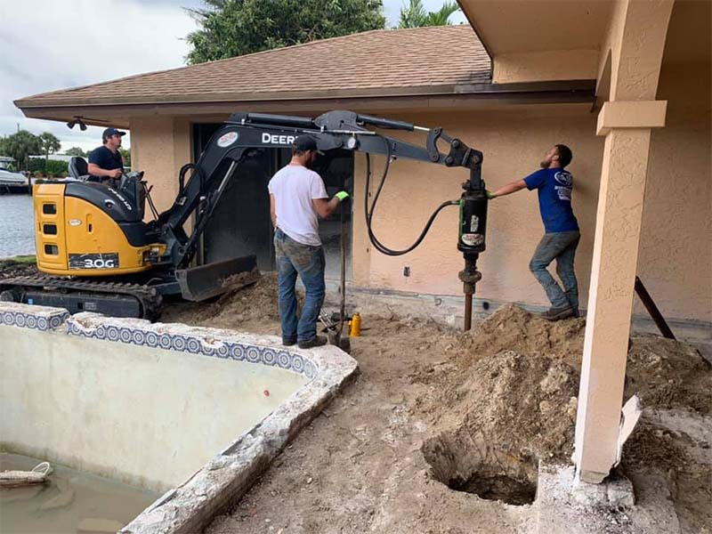 Concrete Slab Foundation Repair in Poinciana, Florida