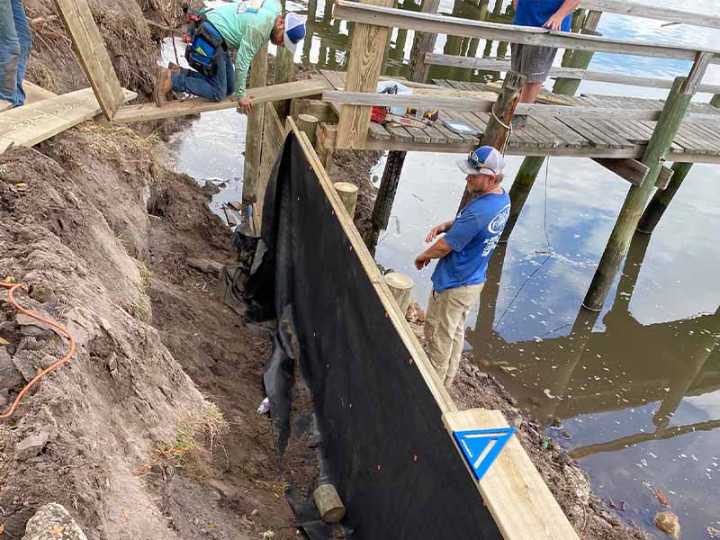 Seawall Repair in Poinciana, Florida
