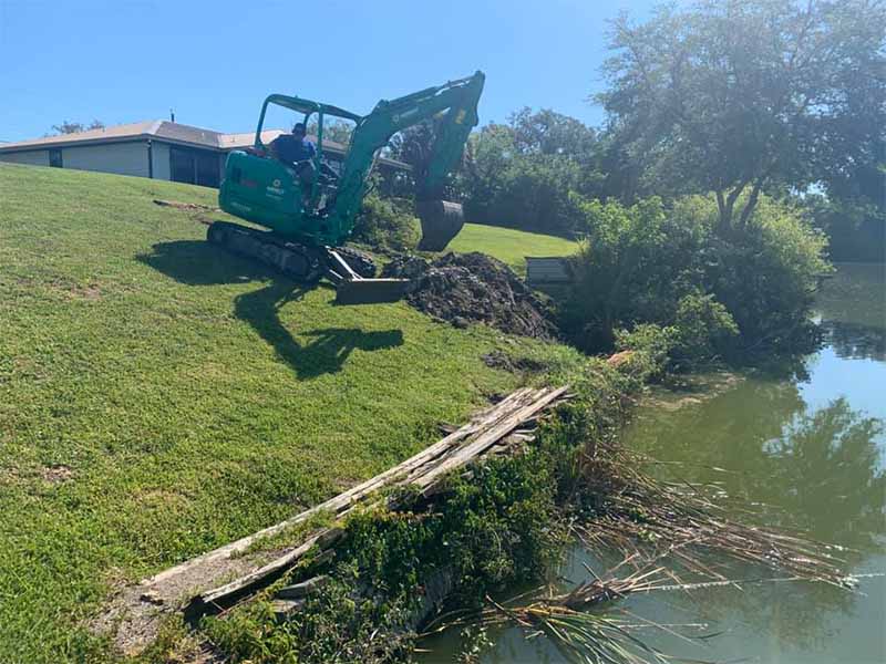 Seawall Repair in Poinciana, Florida